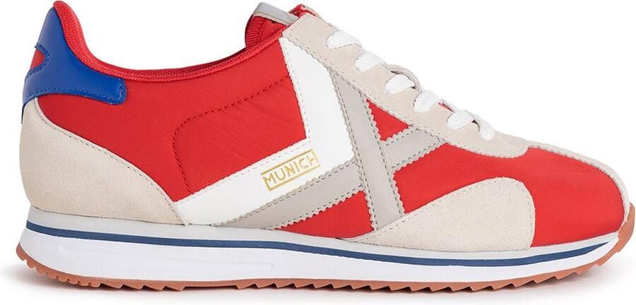 Munich Stijlvolle Sneakers voor Mannen Red Heren