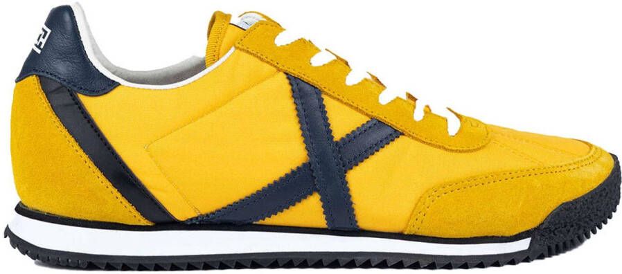Munich Gele Sportieve Textiel Sneakers