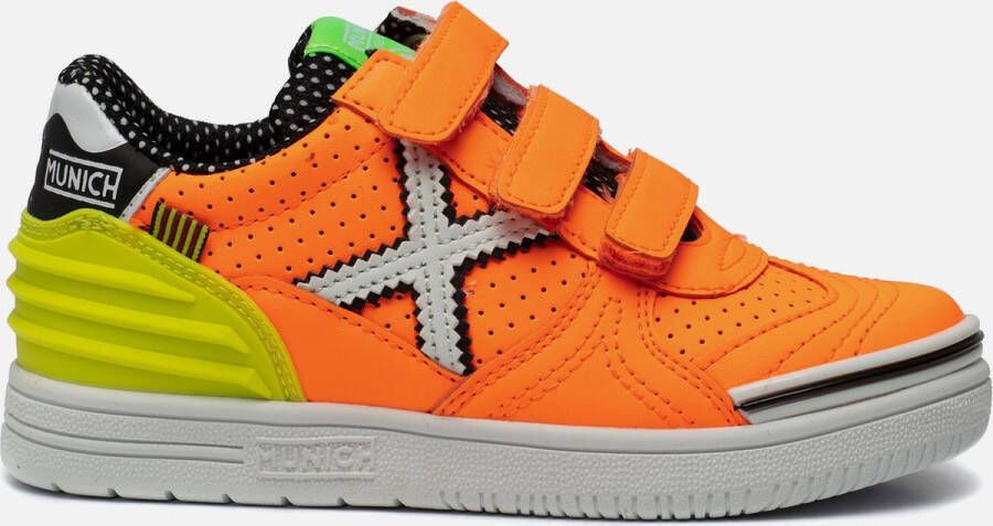Munich Sneakers oranje Imitatieleer