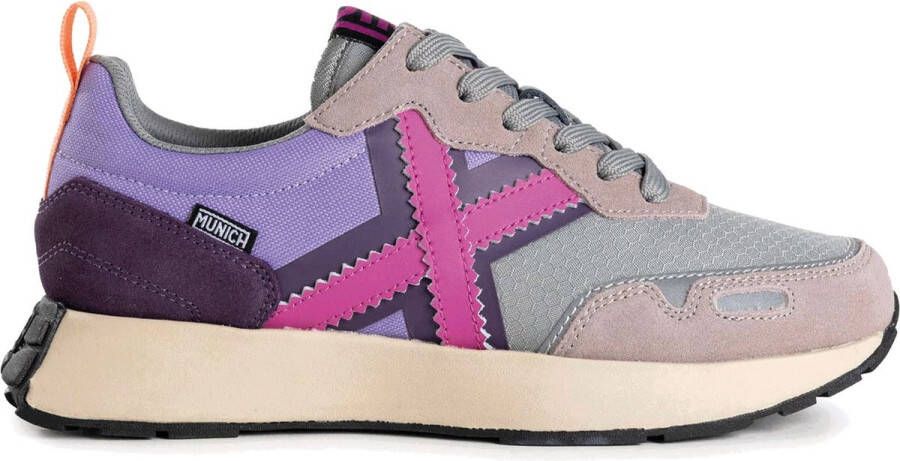 Munich Paarse Sneakers voor Dames Purple Dames