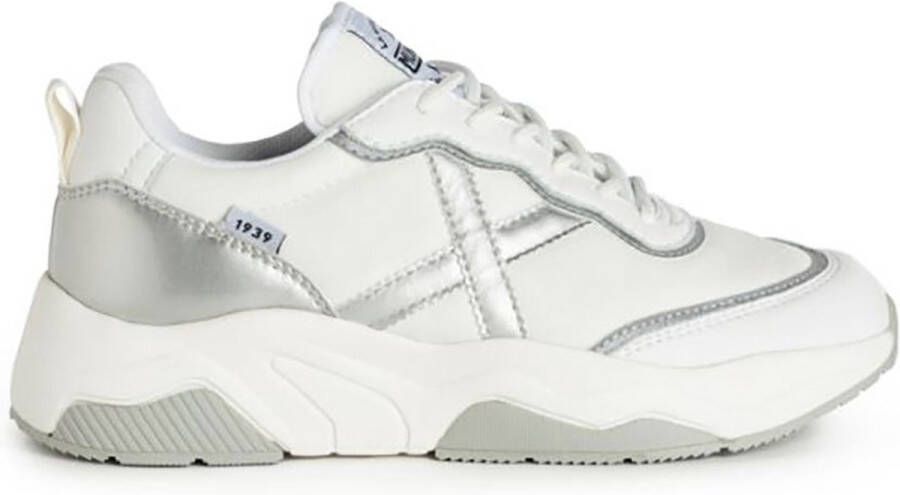 Munich Dames Wave 139 Leren Nylon Sneakers White Dames