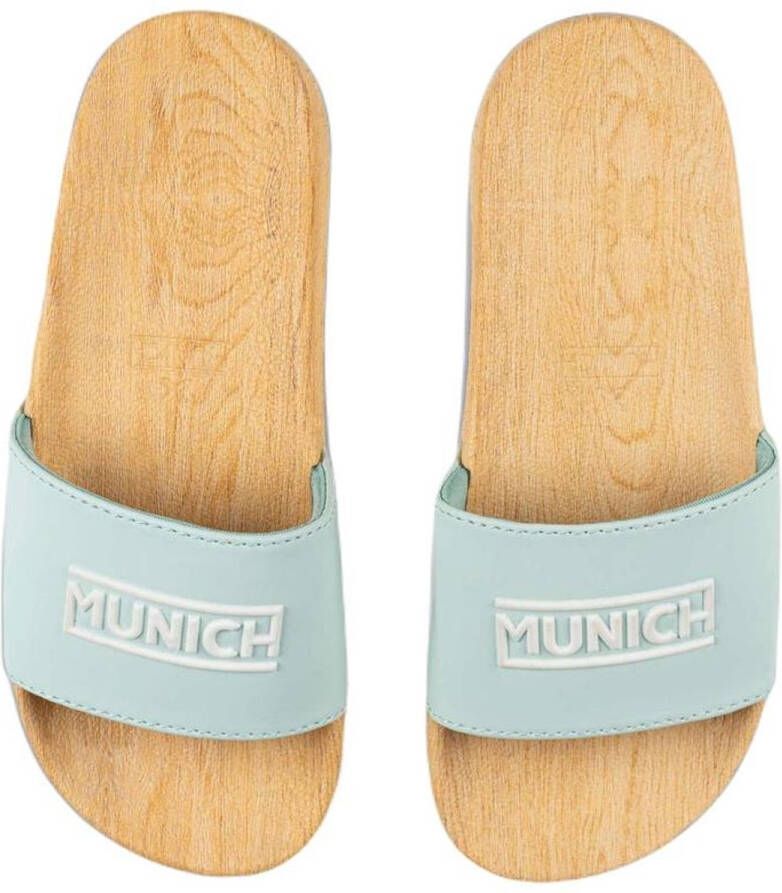 Munich Wood 325 Effect Slippers Blauw Vrouw
