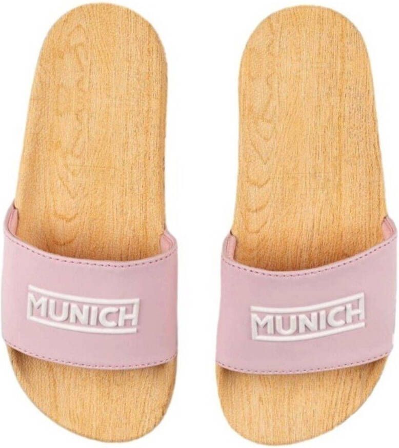 Munich Wood 326 Effect Slippers Roze Vrouw