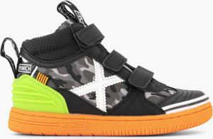 Munich Zwarte hoge sneaker klittenband