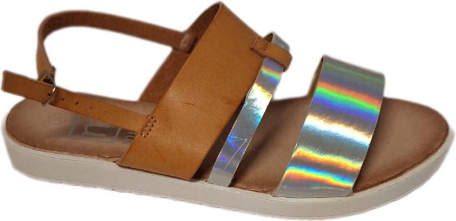 Muse Electronics MUSE-SLIPPER-LEDER-SILVER NATURAL-HIELSTRAP
