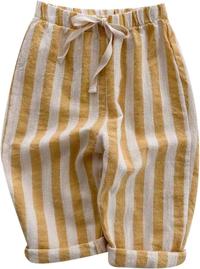 Musselin Hose Baby Leichte Baumwolle Leinenhose Jungen Mädchen Kinderkleidung Casual Lange Sommerhose Kinder Klimahose