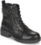 Mustang Shoes Veterschoenen enkellaars hakken met ritssluiting - Thumbnail 1