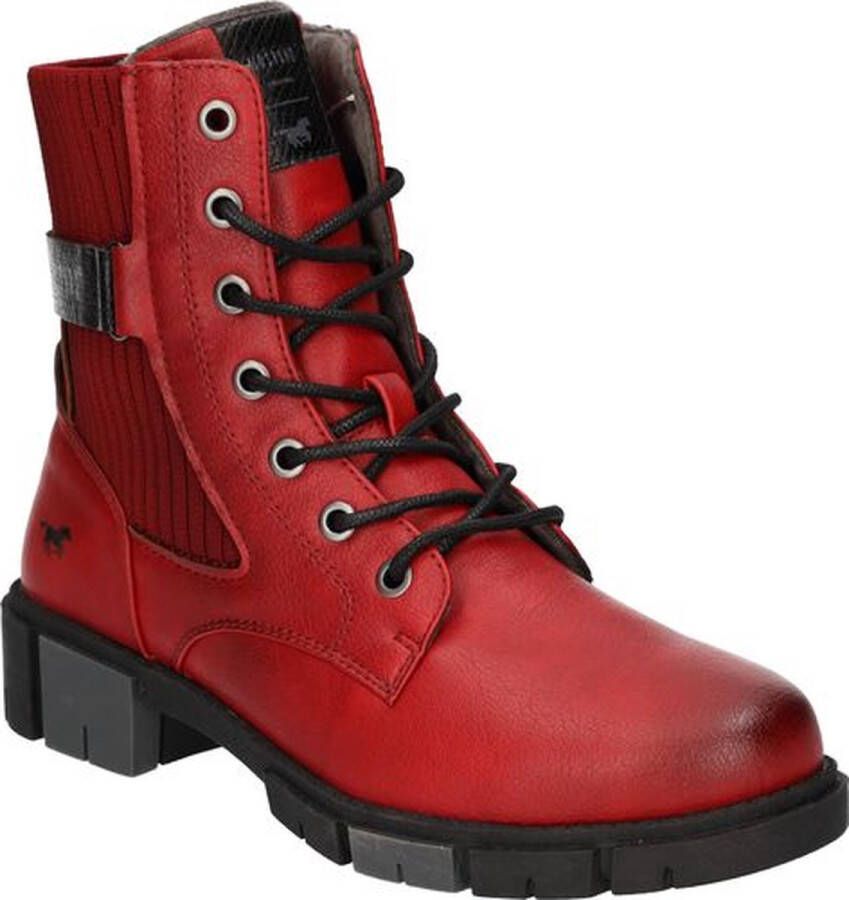 Mustang Shoes Veterlaarsjes Boots winterlaarzen met binnenrits