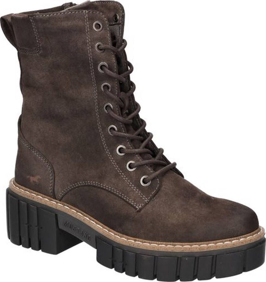 Mustang Veterboot Vrouwen Bruin grijs