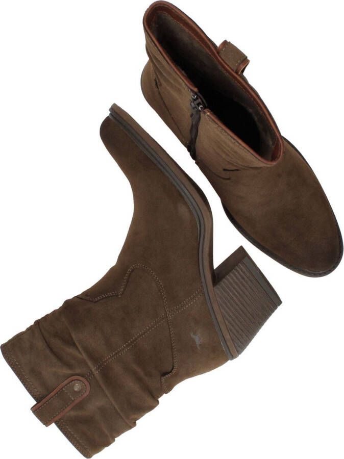 Mustang Shoes Cowboylaarzen met aangerimpelde slouchy-schacht