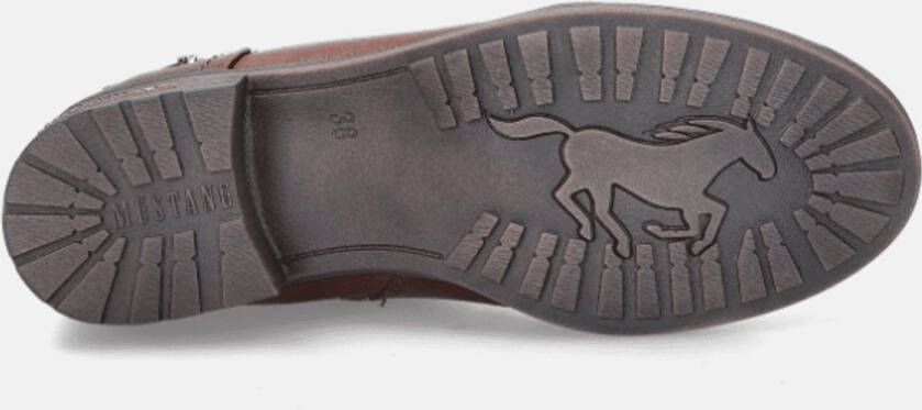 Mustang Dames Enkellaars Cognac