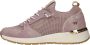 Mustang Lila Glitter Elastische Sneakers Pink Dames - Thumbnail 1