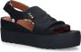 Mustang Shoes Sleehaksandaaltjes zomerschoen sandaal sleehak met klittenbandjes - Thumbnail 4