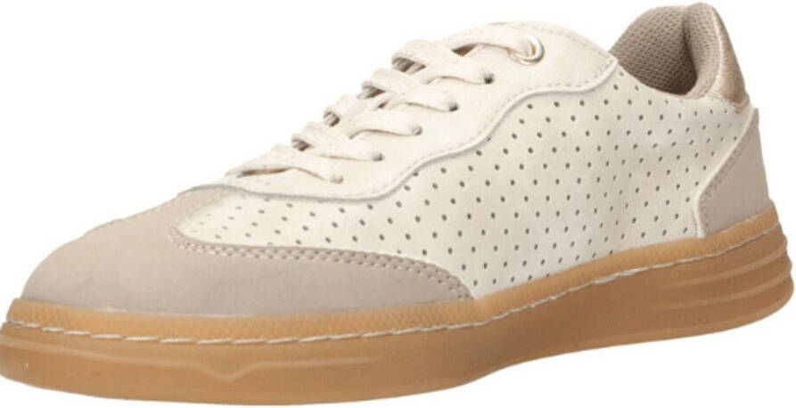Mustang Dames Sneaker Beige WIT