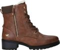 MUSTANG Veterlaarsjes 'Veterschoenen Hoog' cognac - Bruin