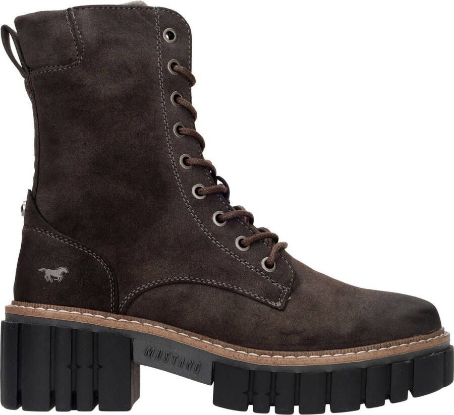 Mustang Veterboot Vrouwen Bruin grijs - Foto 2