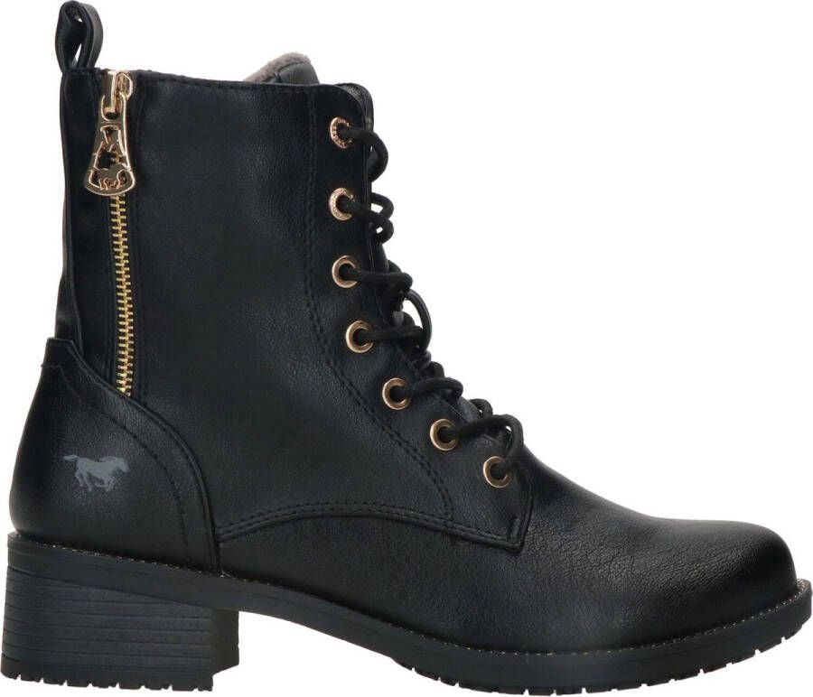 Mustang dames veterboot Zwart