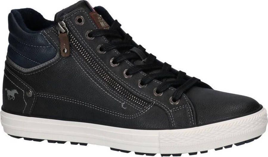 Mustang Shoes Sneakers high top sneaker freizeitschoen veterschoenen in breedte g (=breed)