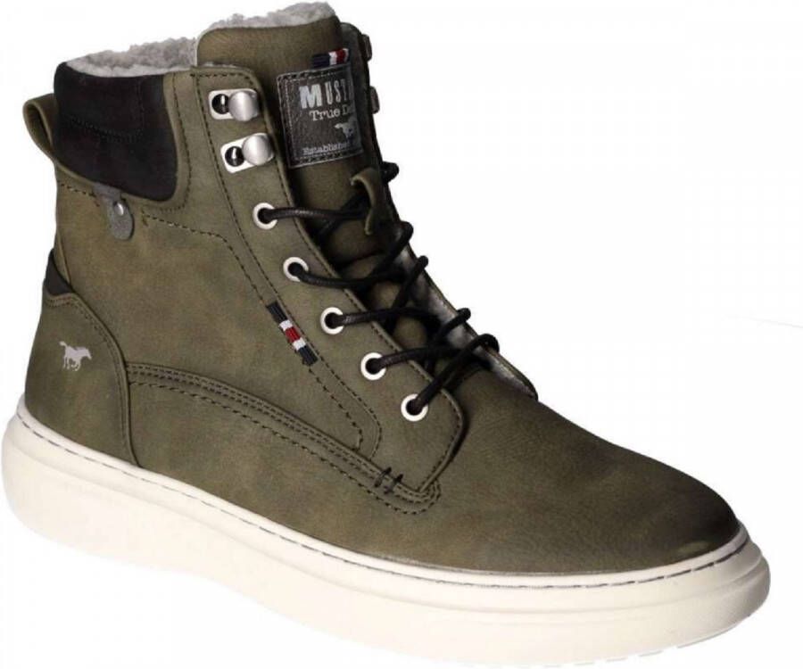 Mustang Veterschoenen Hoog Veterschoenen Hoog groen