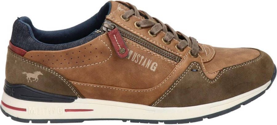 Mustang heren sneaker Cognac