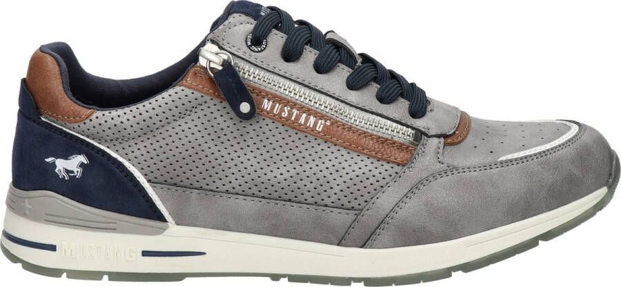 Mustang Shoes Sneakers met buitenrits vrijetijdsschoen lage schoen veterschoen