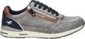 Mustang Shoes Sneakers met buitenrits vrijetijdsschoen lage schoen veterschoen - Grijs