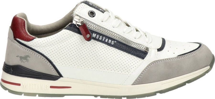 Mustang Shoes Sneakers met buitenrits vrijetijdsschoen lage schoen veterschoen