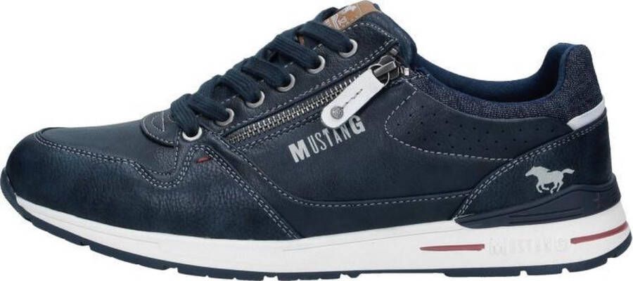 Mustang Donkerblauwe Veterschoenen Heren