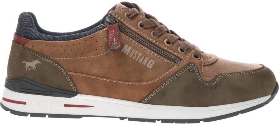 Mustang Sneaker Heren Bruin Cognac