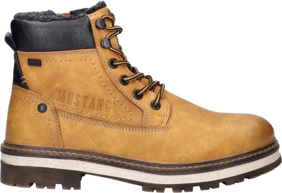 Mustang heren veterboot Camel