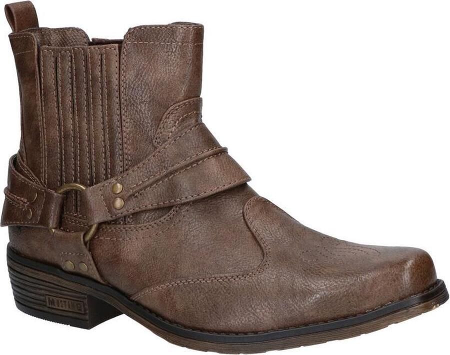 Mustang Shoes Bikerboots met elastiek