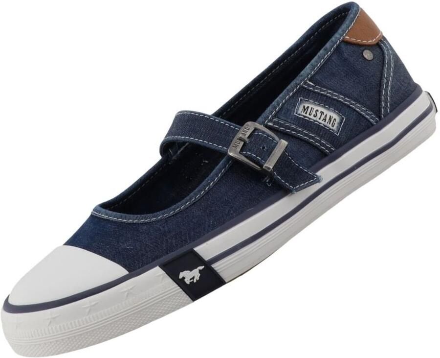 Mustang dames ballerina blauw