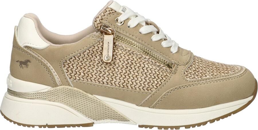 MUSTANG Sneakers laag 'Sneakers Laag' beige