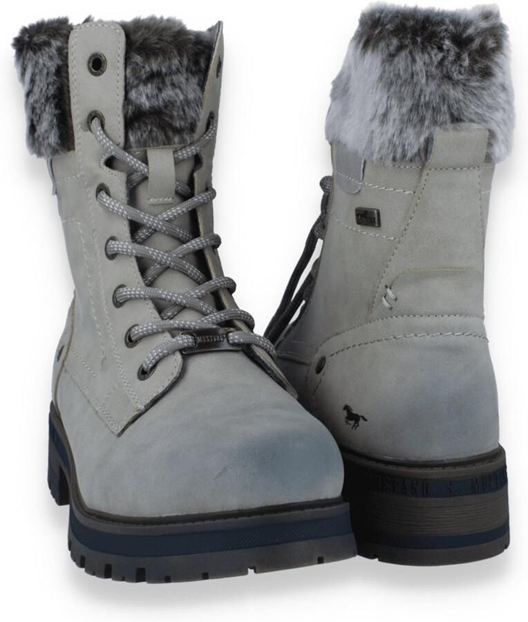 Mustang Shoes Winterlaarsjes Darleen Winterboots met imitatiebontkraag