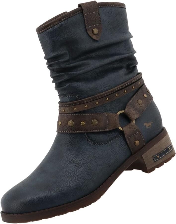 Mustang Shoes Winterlaarzen FABIENNE Enkellaarsje westernboots met warme voering