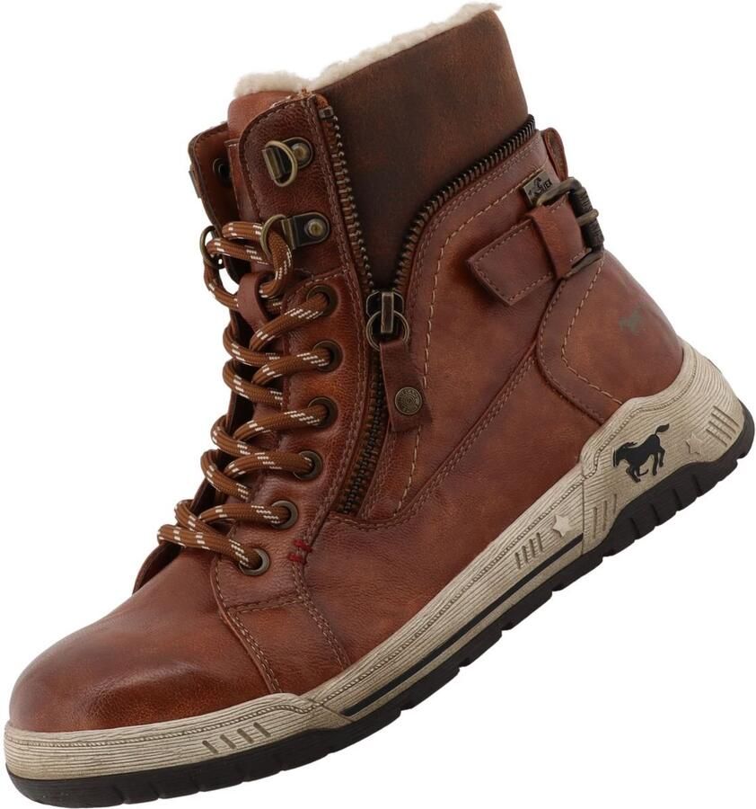 Mustang Shoes Winterlaarzen Ihana High Top Sneaker winterboots met warme voering en TEX