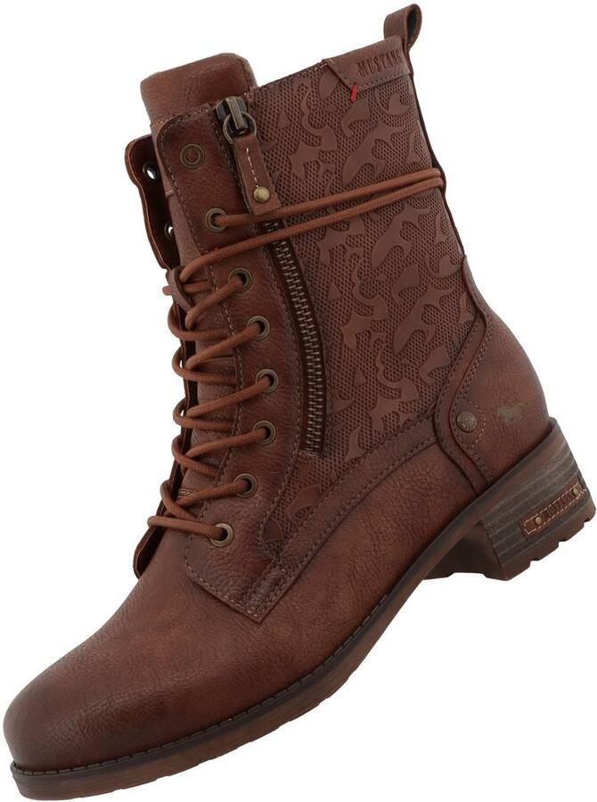 Mustang Shoes Winterlaarsjes FABIENNE Enkellaarsje winterboots met warme voering