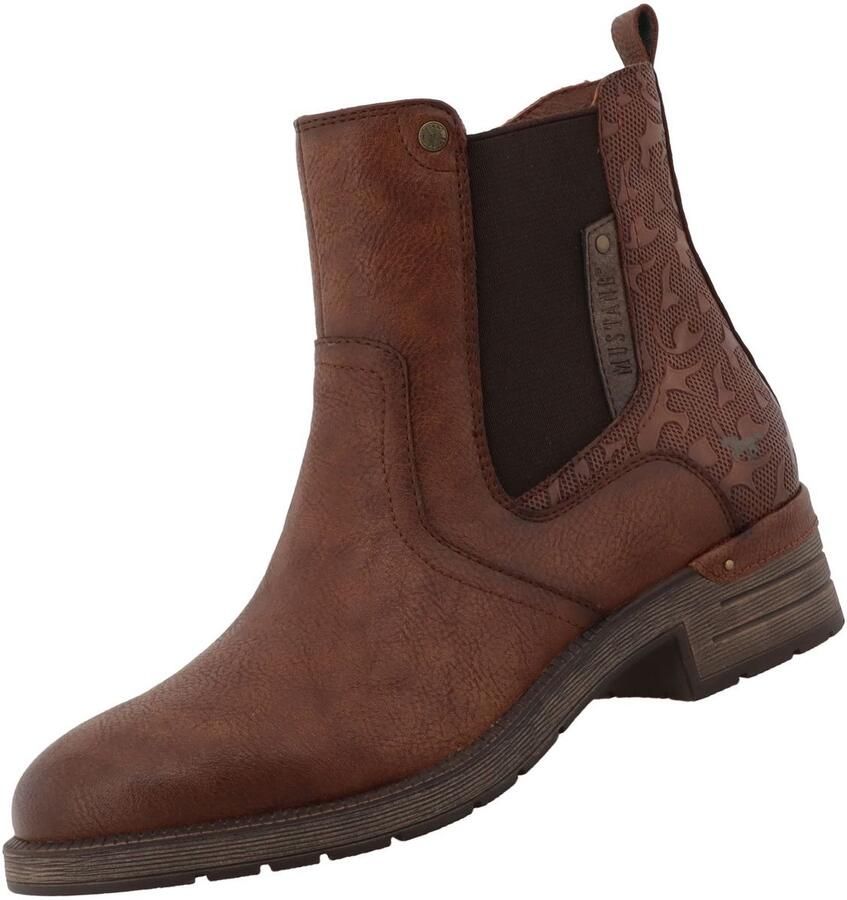 Mustang Shoes Winterlaarsjes Gelja Enkellaarsje winterboots met aantreklus