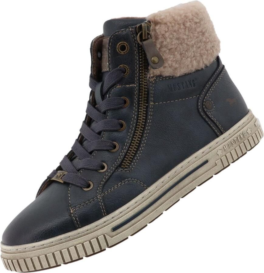 Mustang Shoes Winterlaarzen Janique High top sneaker winterboots met warme voering