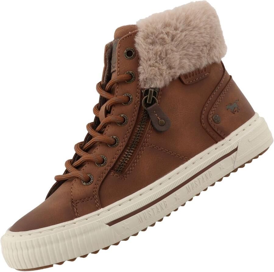 Mustang Shoes Winterlaarzen Kalua Plateausneaker winterboots met ritssluiting