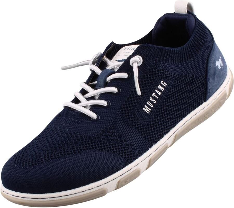 Mustang Shoes Slip-on sneakers vrijetijdsschoen lage schoen instapschoen met elastische veters