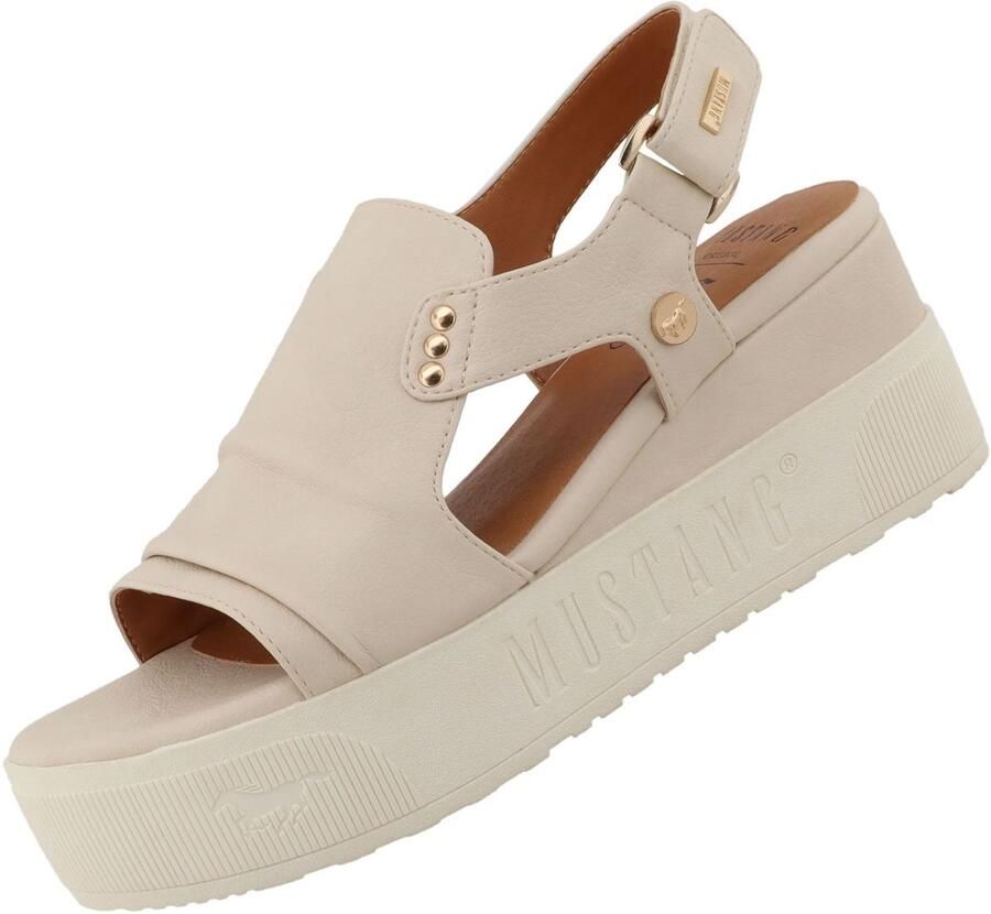 Mustang dames muiltje Beige (Offwhite)