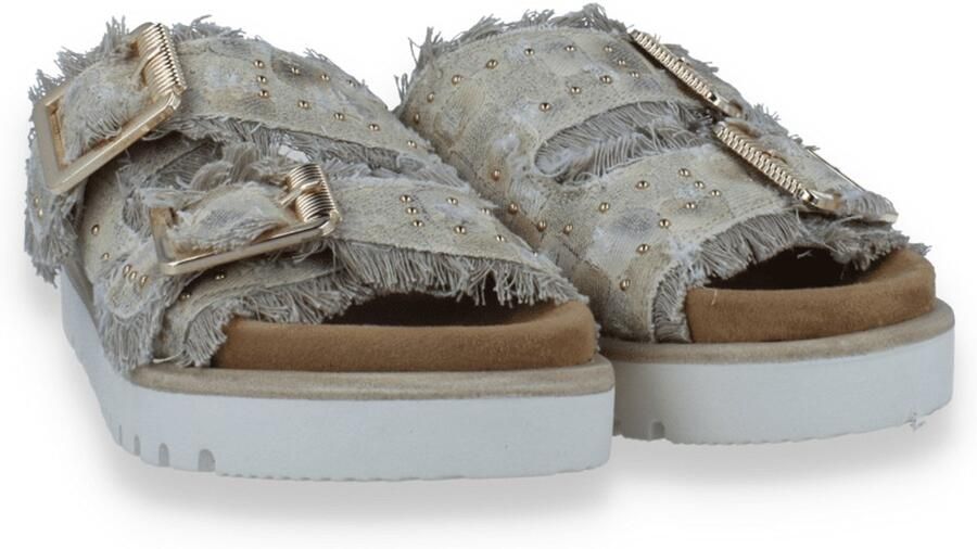 Mustang dames muiltjes beige