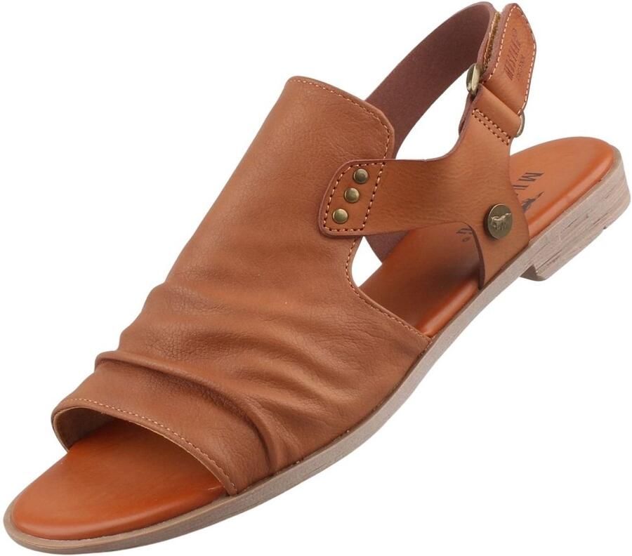 Mustang Shoes Sandalen zomerschoen sandaal blokhak met klittenbandsluiting