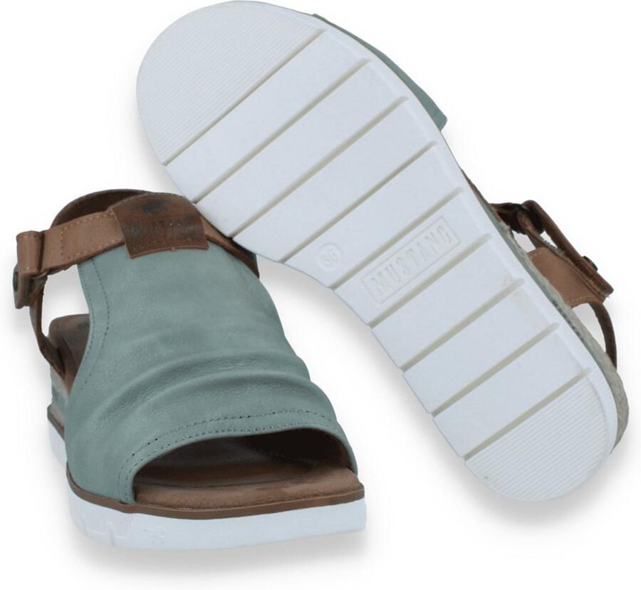 Mustang Dames Sandaal Kaki Groen
