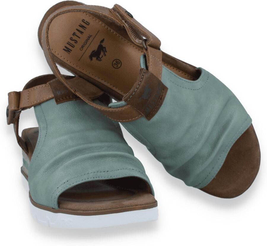 Mustang Dames Sandaal Kaki Groen