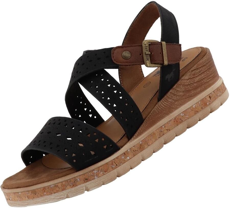 Mustang dames sandaal zwart