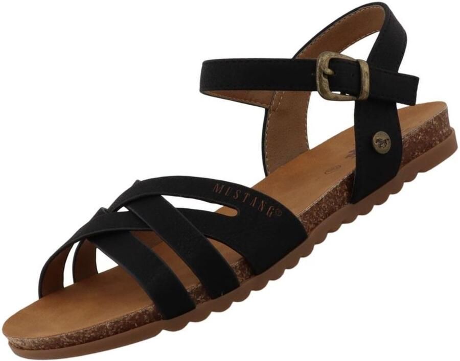 Mustang dames sandaal zwart