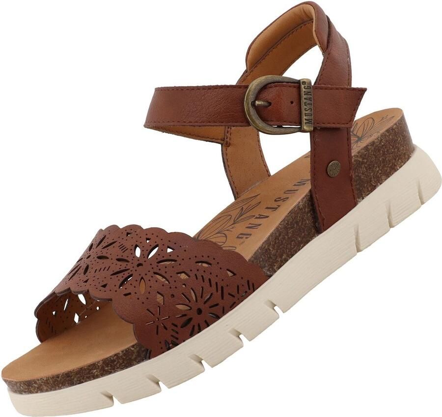 Mustang dames sandalen bruin