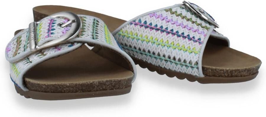 Mustang Dames Slipper Off White-multi Beige - Foto 2
